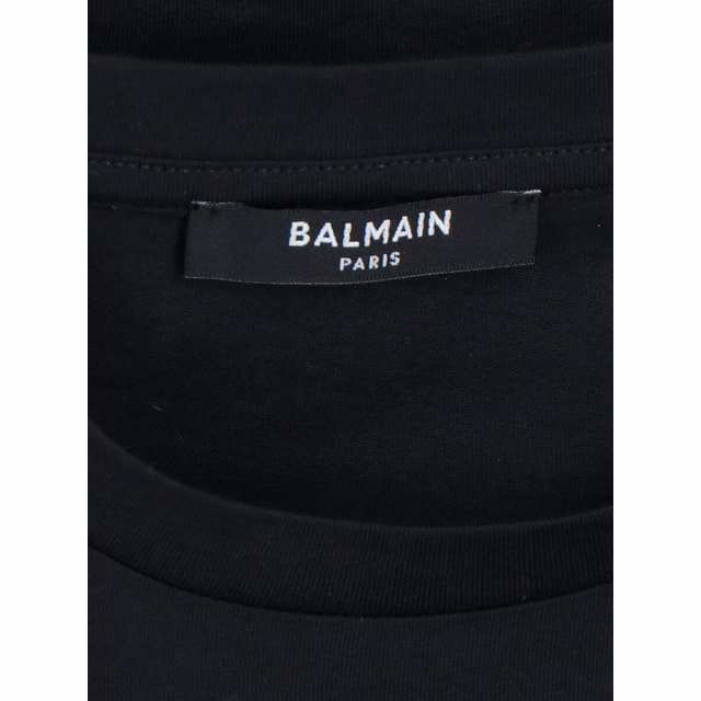 BALMAIN バルマン ブラック Black Tシャツ レディース 春夏2023