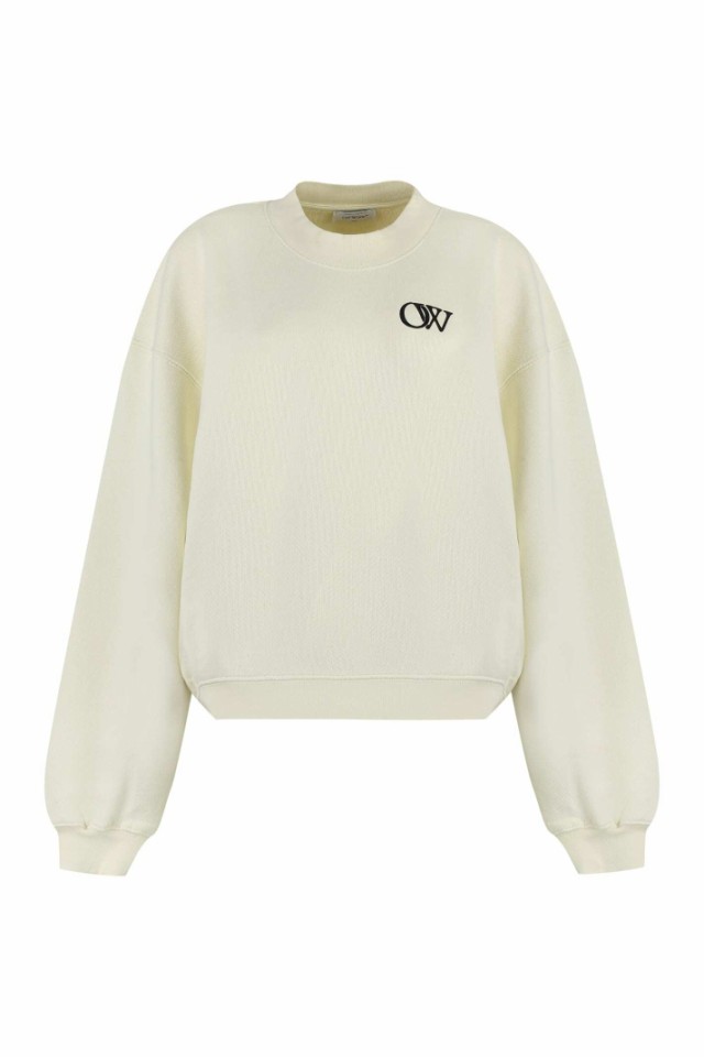 OFF WHITE オフホワイト ホワイト WHITE ニットウェア レディース 秋冬2023 OWBA075F23JE R006 6110  【関税・送料無料】【ラッピング無料｜au PAY マーケット