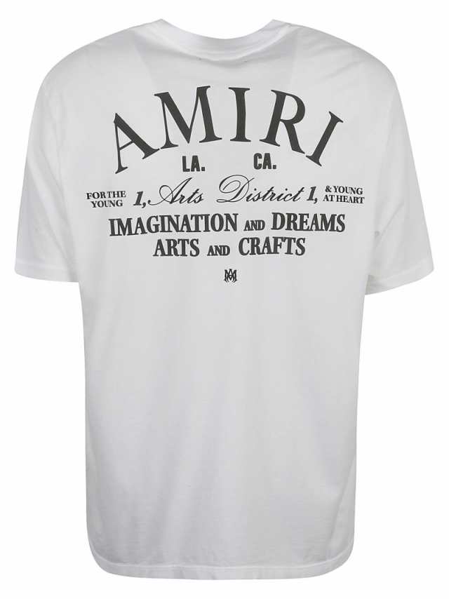 AMIRI アミリ ホワイト White Tシャツ メンズ 秋冬2023 PXMJT001 CJS100 【関税・送料無料】【ラッピング無料】  ia｜au PAY マーケット