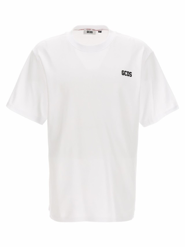 GCDS ジーシーディーエス ホワイト White Tシャツ メンズ 秋冬2023 FW23M130117 01 WHITE  【関税・送料無料】【ラッピング無料】 ia｜au PAY マーケット