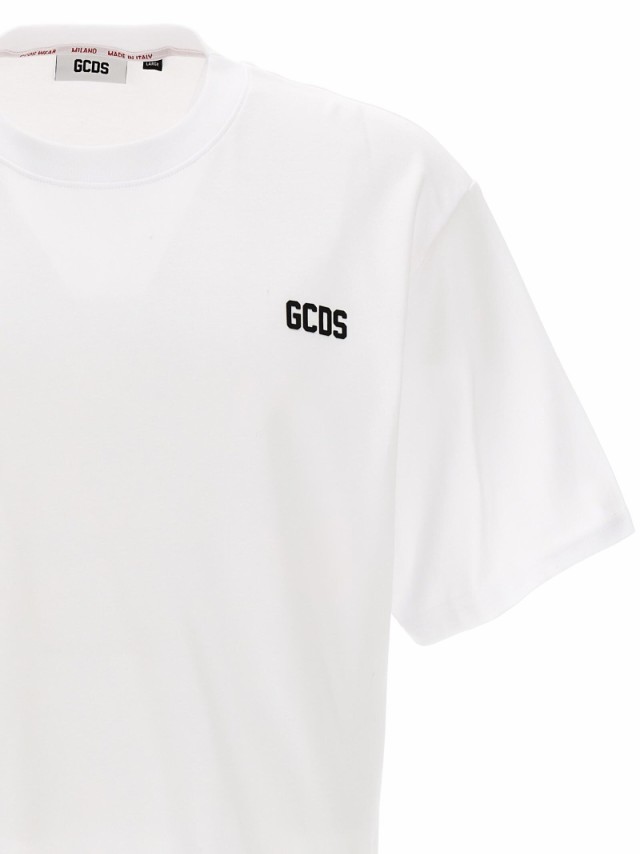 GCDS ジーシーディーエス ホワイト White Tシャツ メンズ 秋冬2023 FW23M130117 01 WHITE  【関税・送料無料】【ラッピング無料】 ia｜au PAY マーケット