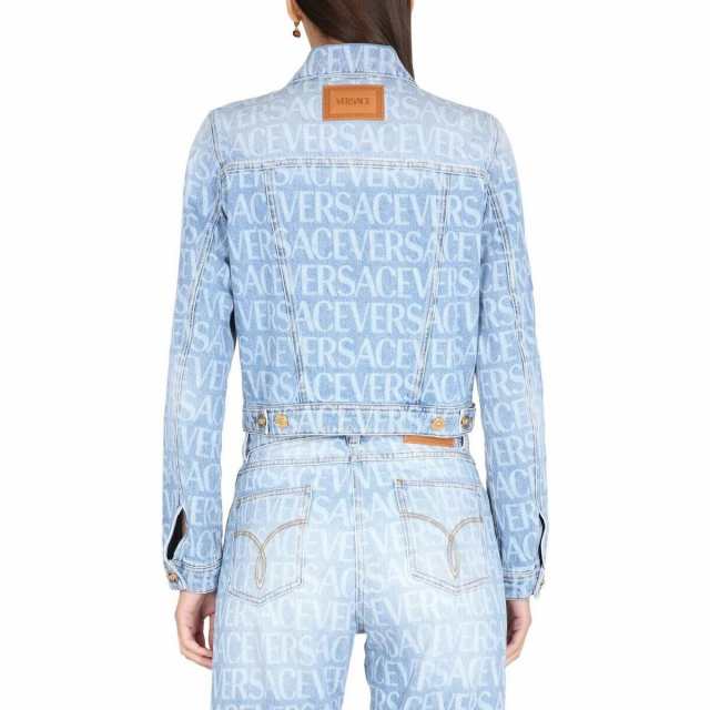 VERSACE ヴェルサーチ ブルー AZZURRO ジャケット レディース 春夏2023 1009167_1A062371D190  【関税・送料無料】【ラッピング無料】 ia｜au PAY マーケット