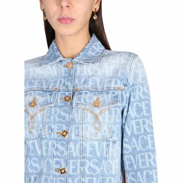 VERSACE ヴェルサーチ ブルー AZZURRO ジャケット レディース 春夏2023 1009167_1A062371D190  【関税・送料無料】【ラッピング無料】 ia｜au PAY マーケット