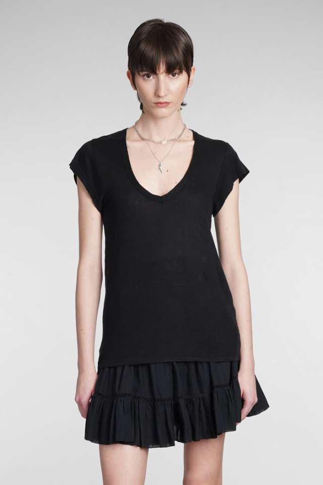 ISABEL MARANT ETOILE イザベル マラン エトワール black Tシャツ