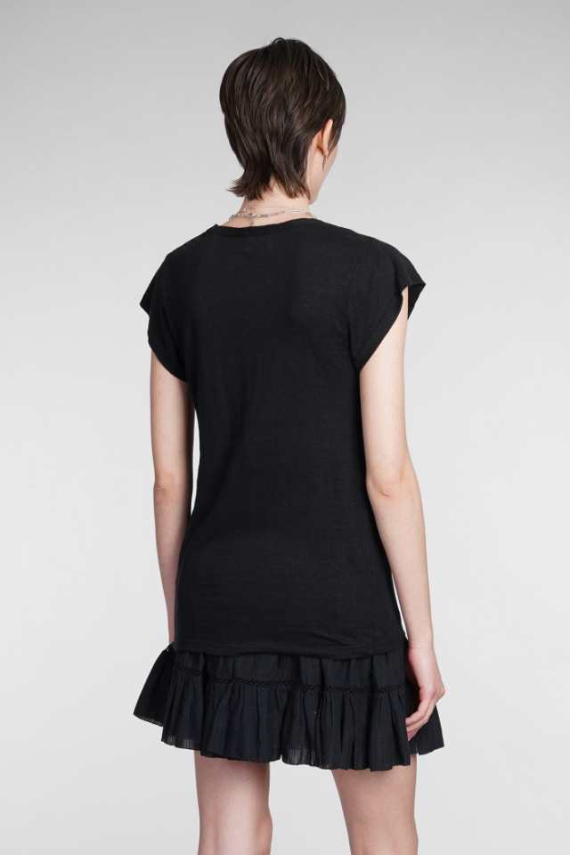 ISABEL MARANT ETOILE イザベル マラン エトワール black Tシャツ