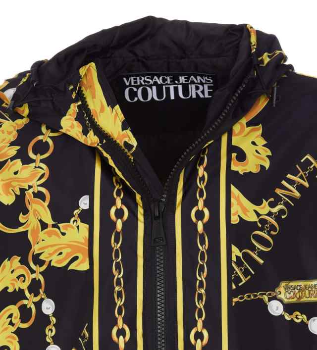 VERSACE JEANS COUTURE ヴェルサーチ ジーンズ クチュール ブラック BLACK ジャケット メンズ 秋冬2023  75GASD05 CQS72 G89 【関税・送料｜au PAY マーケット