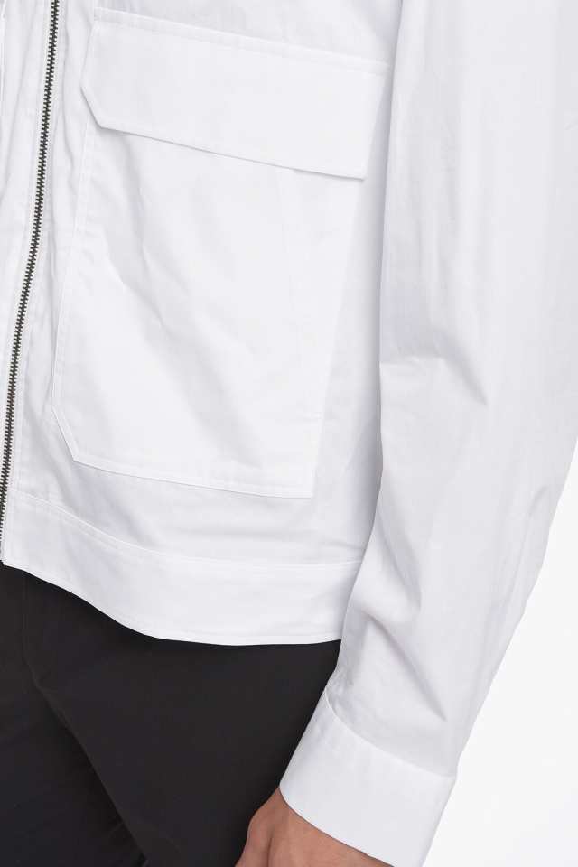 NEIL BARRETT ニール バレット シャツ BCM041 S040 03 メンズ POPELINE HYBRID SHIRT  【関税・送料無料】【ラッピング無料】 dk｜au PAY マーケット