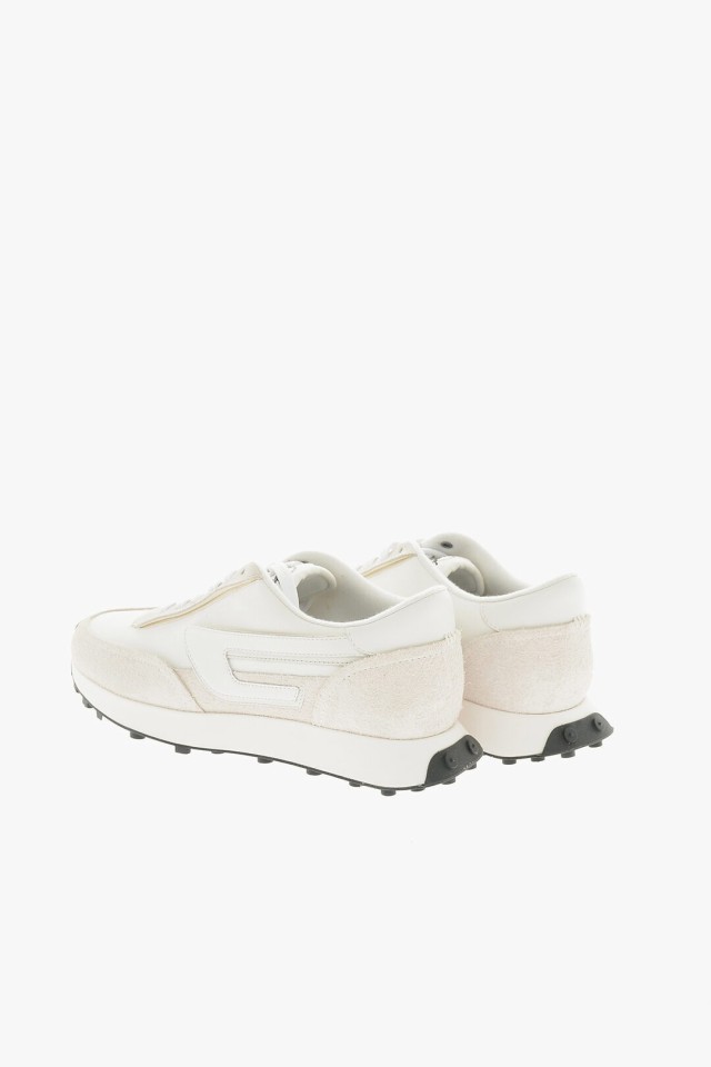 DIESEL ディーゼル スニーカー Y02874 P4428 T1007 レディース MESH AND SUEDE S-RACER LC  LOW-TOP SNEAKERS WITH D-LOGO 【関税・送料無｜au PAY マーケット