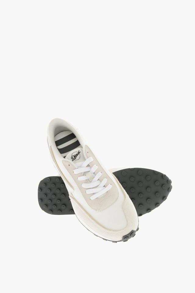 DIESEL ディーゼル スニーカー Y02874 P4428 T1007 レディース MESH AND SUEDE S-RACER LC  LOW-TOP SNEAKERS WITH D-LOGO 【関税・送料無｜au PAY マーケット