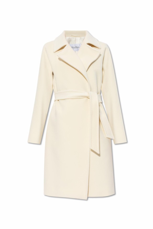 MAX MARA マックス マーラ ホワイト Bianco コート レディース 秋冬