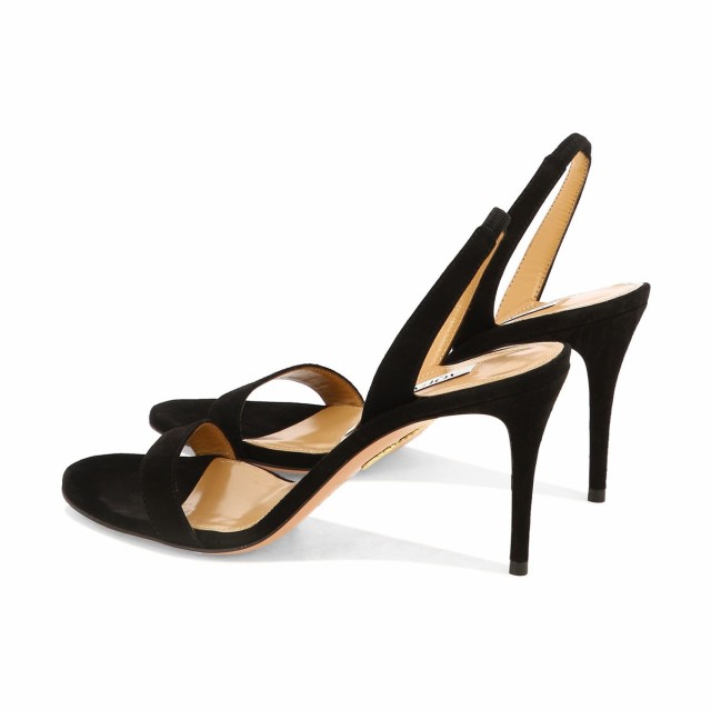 AQUAZZURA アクアズーラ ブラック Black ”So Nude 85” sandals