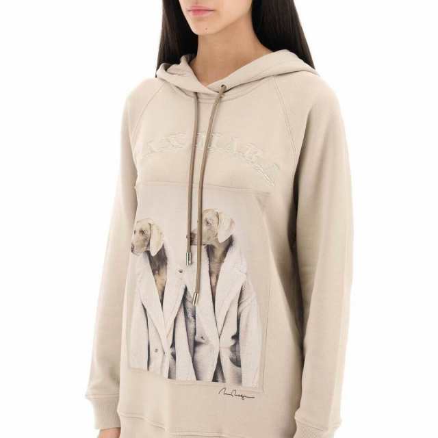 MAX MARA マックス マーラ Beige Max mara lillo hoodie with wegman print insert  ニットウェア レディース 秋冬2023 LILLO 【関税・送｜au PAY マーケット