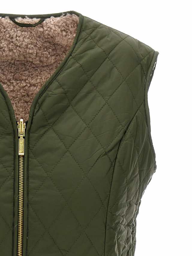 BARBOUR バブアー グリーン Verde ベスト レディース 秋冬2023 LLI0013