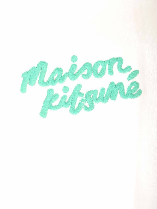 MAISON KITSUNE メゾン キツネ ホワイト White Tシャツ メンズ 秋冬