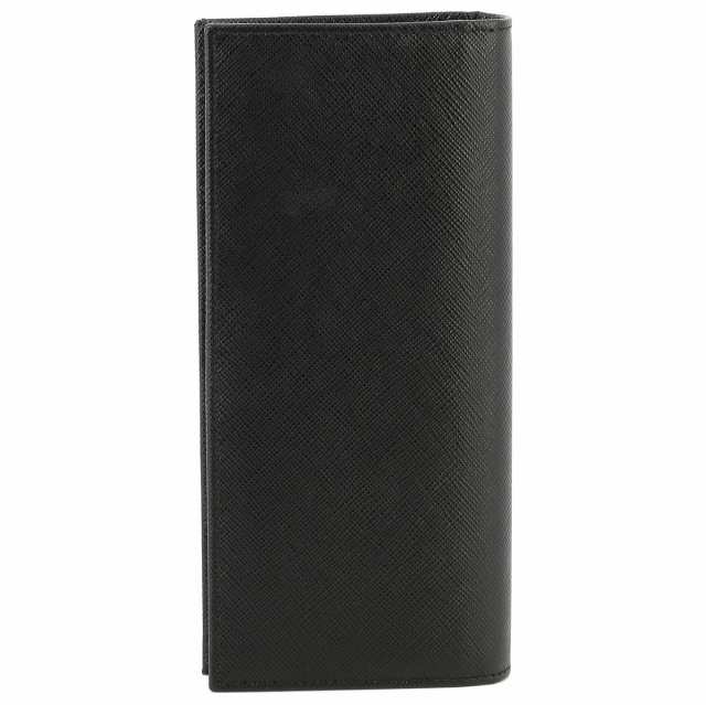 PRADA プラダ ブラック Black Saffiano Leather Wallet 財布 メンズ 秋冬2023 2MV836QHHF0002  【関税・送料無料】【ラッピング無料】 vi｜au PAY マーケット