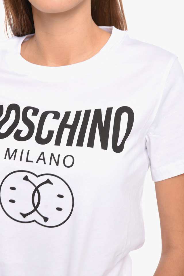 MOSCHINO モスキーノ トップス A07115541 レディース CREWNECK PRINTED SHORT SLEEVED T-SHIRT  【関税・送料無料】【ラッピング無料】 dk｜au PAY マーケット