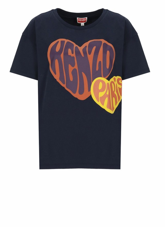 KENZO ケンゾー ブルー Blue Tシャツ レディース 秋冬2023 FD62TS070 4SO77 【関税・送料無料】【ラッピング無料】  ia｜au PAY マーケット