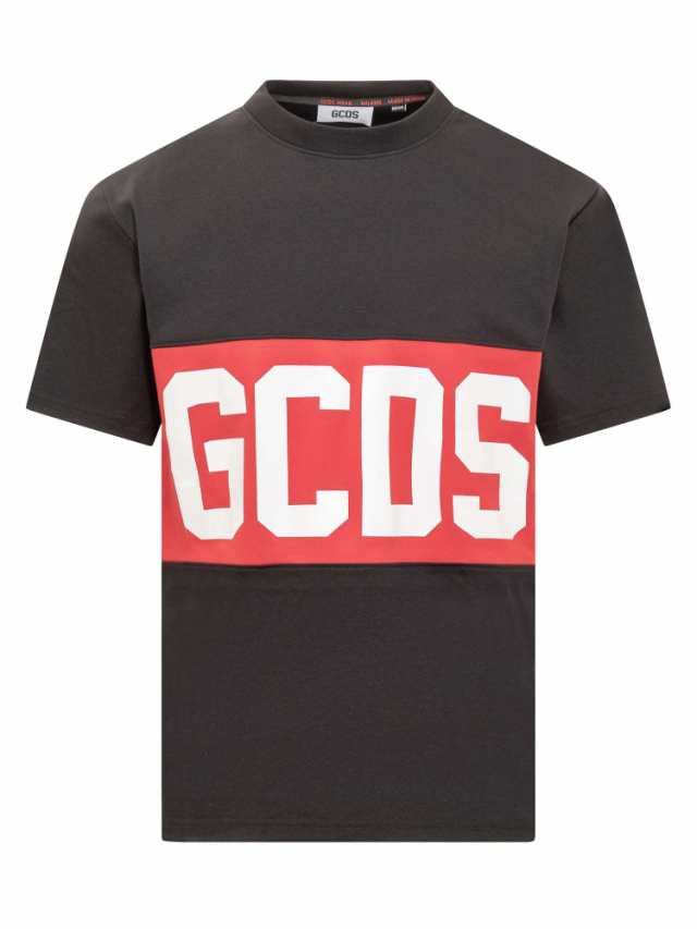 GCDS ジーシーディーエス ブラック BLACK Tシャツ メンズ 秋冬2023