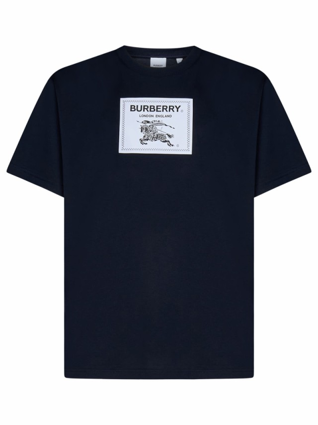 BURBERRY バーバリー ブルー Blue Tシャツ メンズ 秋冬2023 8068801