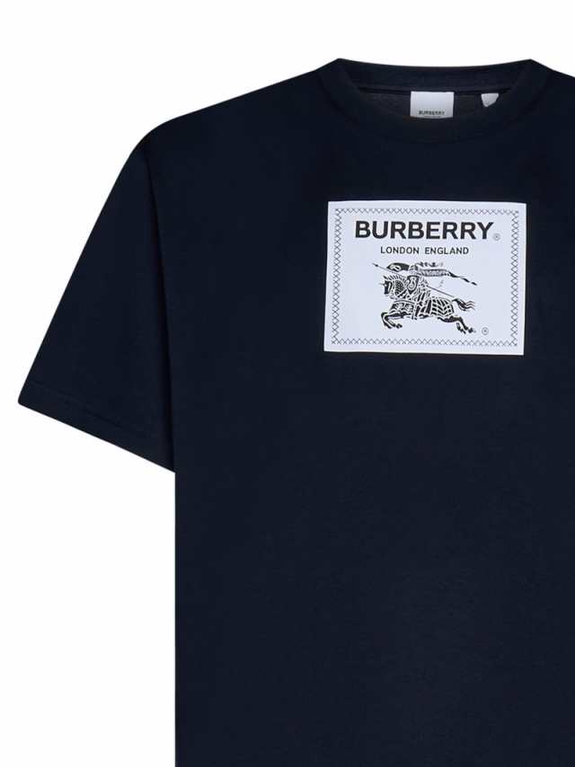 BURBERRY バーバリー ブルー Blue Tシャツ メンズ 秋冬2023 8068801