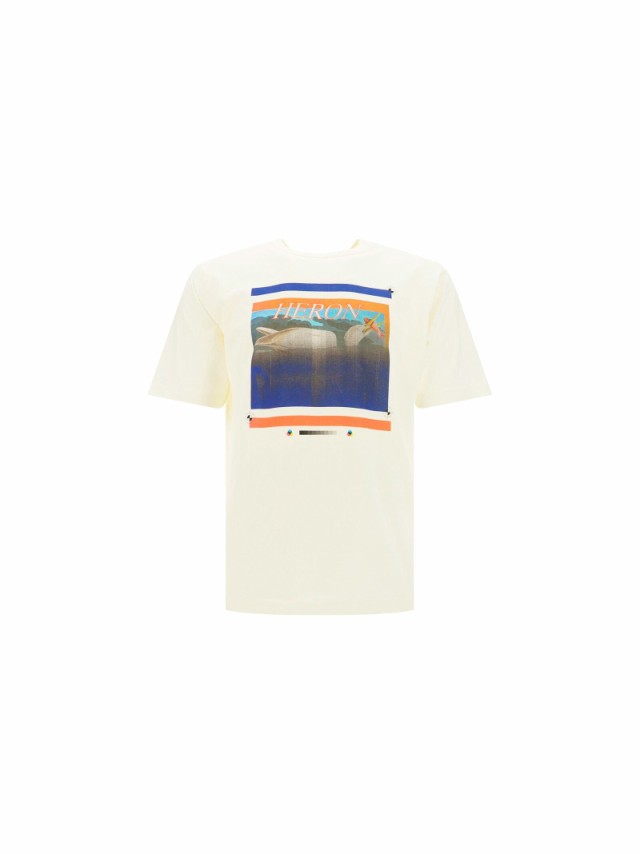 HERON PRESTON ヘロン プレストン Tシャツ メンズ 春夏2023