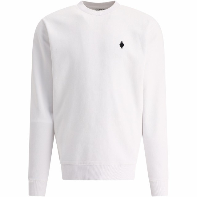 MARCELO BURLON COUNTY OF MILAN マルセロブロンカウンティオブミラン ホワイト White ”Cross”  sweatshirt トレーナー メンズ 秋冬2022｜au PAY マーケット