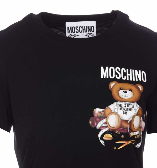 MOSCHINO モスキーノ Black Tシャツ レディース 秋冬2023 V0702 5541 1555 【関税・送料無料】【ラッピング無料】  ia｜au PAY マーケット