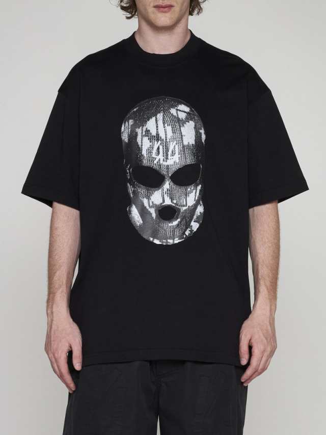 44 LABEL GROUP ブラック BLACK Tシャツ メンズ 秋冬2023 B0030376