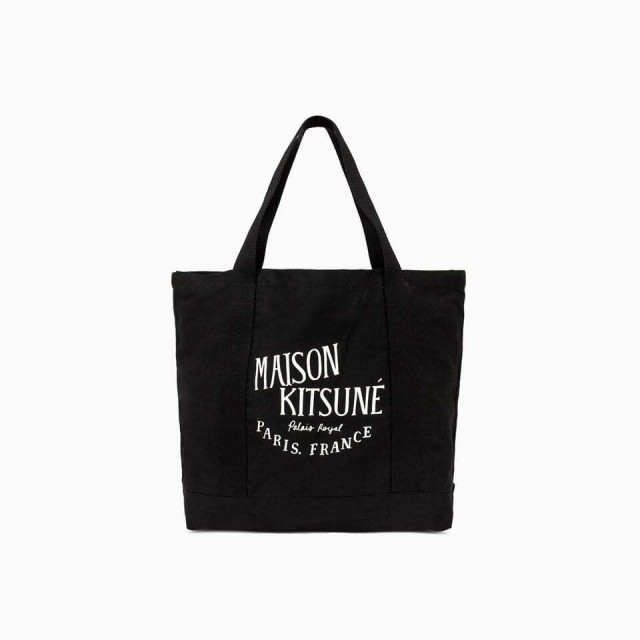 MAISON KITSUNE メゾン キツネ ブラック BLACK トートバッグ メンズ