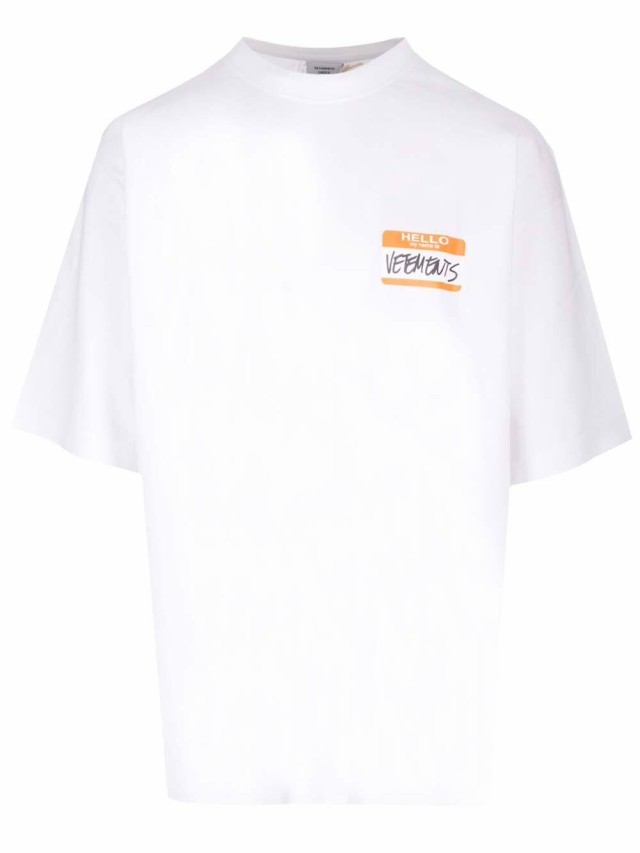 VETEMENTS ヴェトモン ホワイト White Tシャツ メンズ 秋冬2023