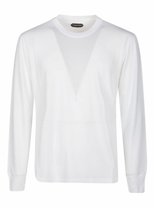 TOM FORD トム フォード ホワイト White Tシャツ メンズ 秋冬2023 JCL006 JMT002S23 AW002 WHITE  【関税・送料無料】【ラッピング無料】 ｜au PAY マーケット