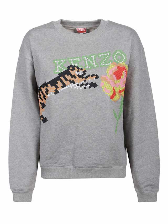 KENZO ケンゾー トレーナー レディース 春夏2023 FD52SW0024MC 94 GRIS