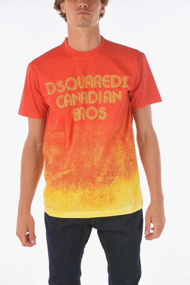 正規店仕入れの ディースクエアード DSQUARED2 メンズ Tシャツ トップス T-shirts Red 