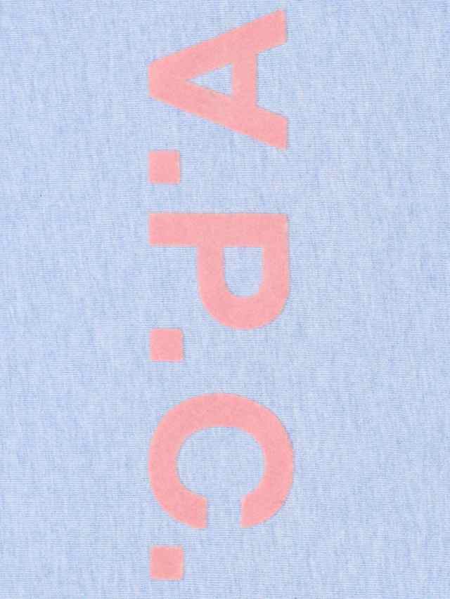 A.P.C アー ペー セー ブルー Light blue Tシャツ レディース 秋冬2023 COGFI F26944 IAL  【関税・送料無料】【ラッピング無料】 ia｜au PAY マーケット