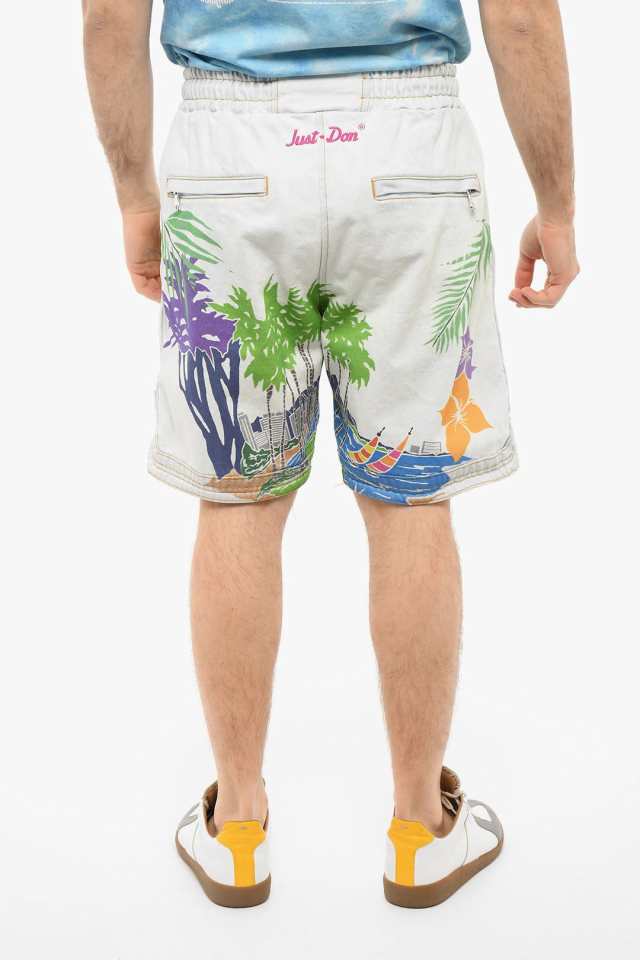 JUST DON ジャスト ドン パンツ 32JUSB02 226345 80 メンズ ISLANDERS DENIM HAWAII SHORTS  WITH DRAWSTRING 【関税・送料無料】【ラッピ｜au PAY マーケット