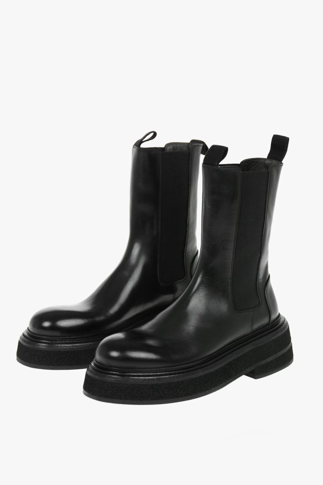 MARSELL マルセル ブーツ MW6223/118666 レディース LEATHER CHELSEA ZUCCONE BOOTS  【関税・送料無料】【ラッピング無料】 dk｜au PAY マーケット