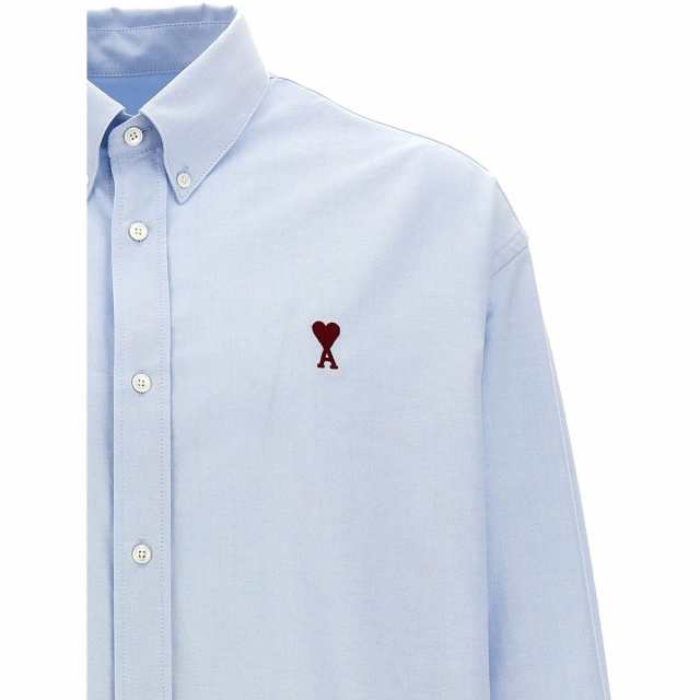 AMI PARIS アミ パリス ブルー Light Blue Ami De Coeur shirt シャツ