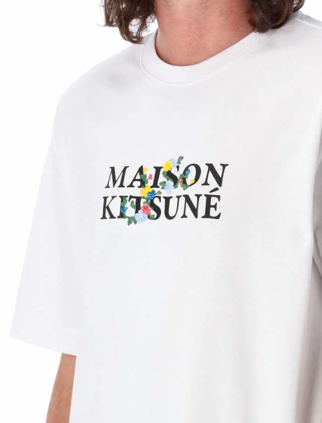 MAISON KITSUNE メゾン キツネ ホワイト WHITE Tシャツ メンズ 秋冬2023 LM00115KJ0119P100  【関税・送料無料】【ラッピング無料】 ia｜au PAY マーケット