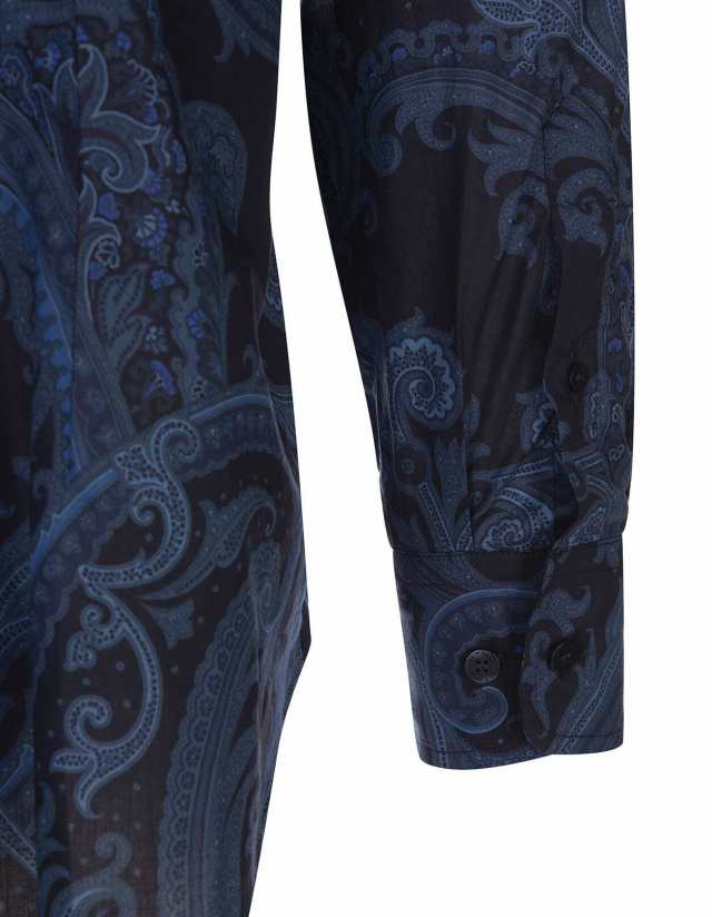 ETRO エトロ ブルー Blu シャツ メンズ 秋冬2023 12908-5761 200