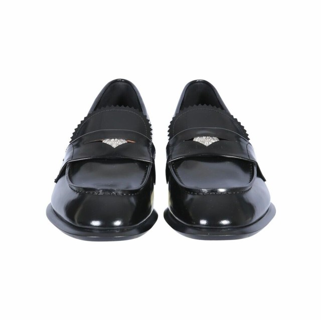 ALEXANDER MCQUEEN アレキサンダー マックイーン ブラック BLACK ローファー メンズ 春夏2023 705086 WIC65  1081 【関税・送料無料】【ラ｜au PAY マーケット