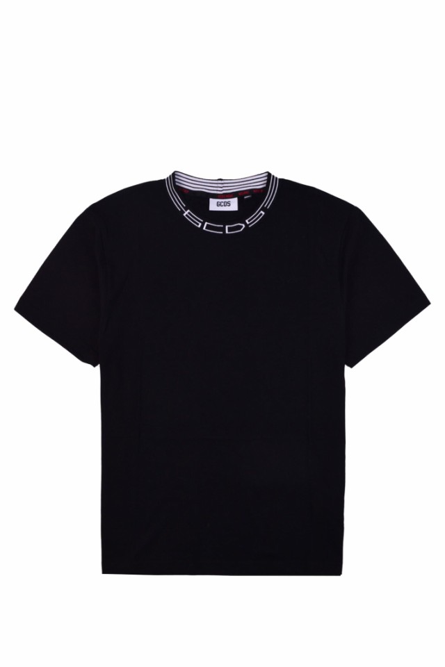 GCDS ジーシーディーエス ブラック Black Tシャツ メンズ 秋冬2023 FW23M130123 02 BLACK  【関税・送料無料】【ラッピング無料】 ia｜au PAY マーケット