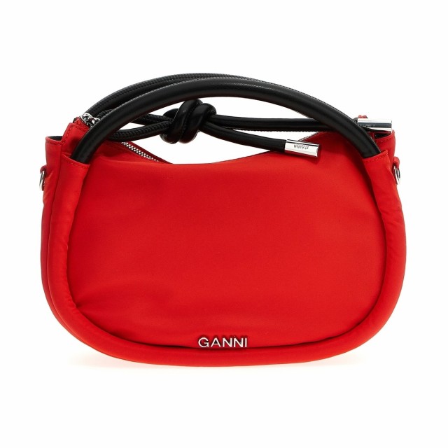 GANNI ガニー レッド Red Knot mini bag handbag バッグ レディース