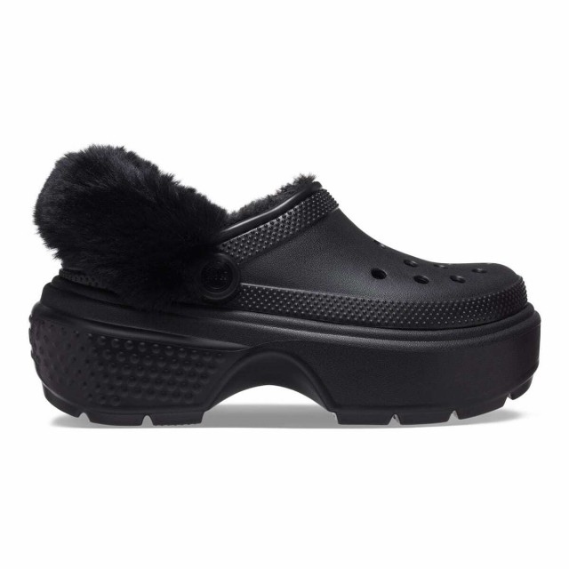 CROCS クロックス フラットシューズ レディース 秋冬2023 CR.208546 BLK 【関税・送料無料】【ラッピング無料】 ia｜au  PAY マーケット