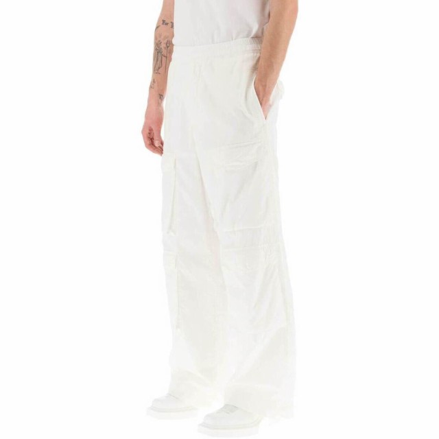 DRIES VAN NOTEN ドリス ヴァン ノッテン Bianco Dries van noten cotton cargo pants パンツ  メンズ 春夏2023 PORTBY 6323 【関税・送料｜au PAY マーケット