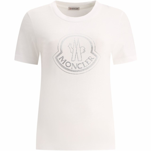 MONCLER モンクレール ホワイト White Logo t-shirt Tシャツ レディース 秋冬2023 8C00034-829FB033  【関税・送料無料】【ラッピング無料｜au PAY マーケット