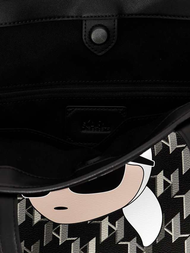 KARL LAGERFELD カール ラガーフェルド White/Black トートバッグ レディース 秋冬2023 235W3091998  【関税・送料無料】【ラッピング無料｜au PAY マーケット