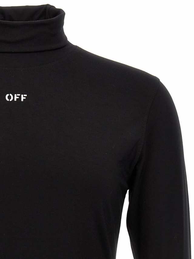 OFF WHITE オフホワイト ブラック Black ニットウェア メンズ 秋冬2023