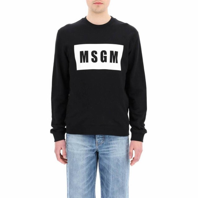 MSGM エムエスジーエム マルチカラー Colori misti Msgm logo box sweatshirt トレーナー メンズ 春夏2023  2000MM523 200000 【関税・送｜au PAY マーケット