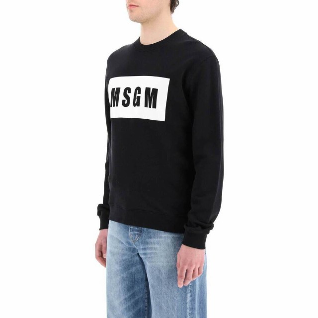 MSGM エムエスジーエム マルチカラー Colori misti Msgm logo box sweatshirt トレーナー メンズ 春夏2023  2000MM523 200000 【関税・送｜au PAY マーケット