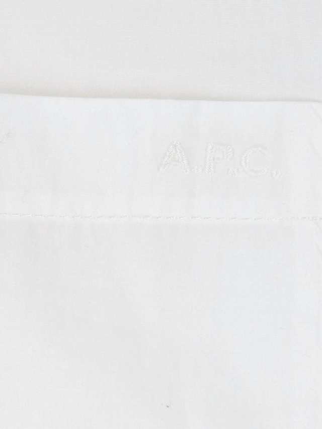 A.P.C. アーペーセー ホワイト White Edouard shirt シャツ メンズ